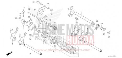 GEARSHIFT DRUM NSS750S de 2025